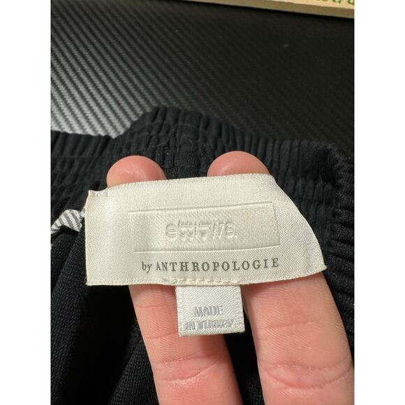 Ettiwa Anthropologie Wide Leg Flowy Pants Black Size XS Boho Cottage Button Fly - Picture 4 of 14